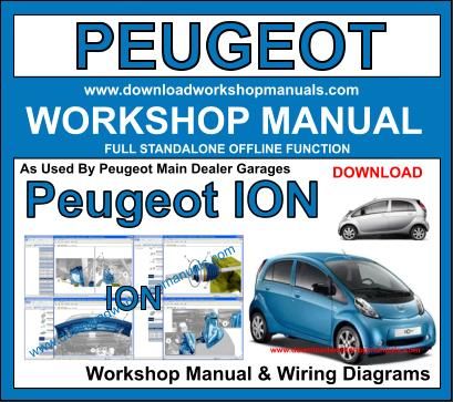 Peugeot Ion workshop repair manual download